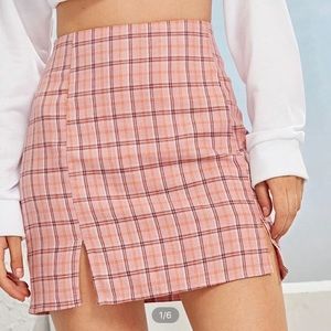 SHEIN pink skirt